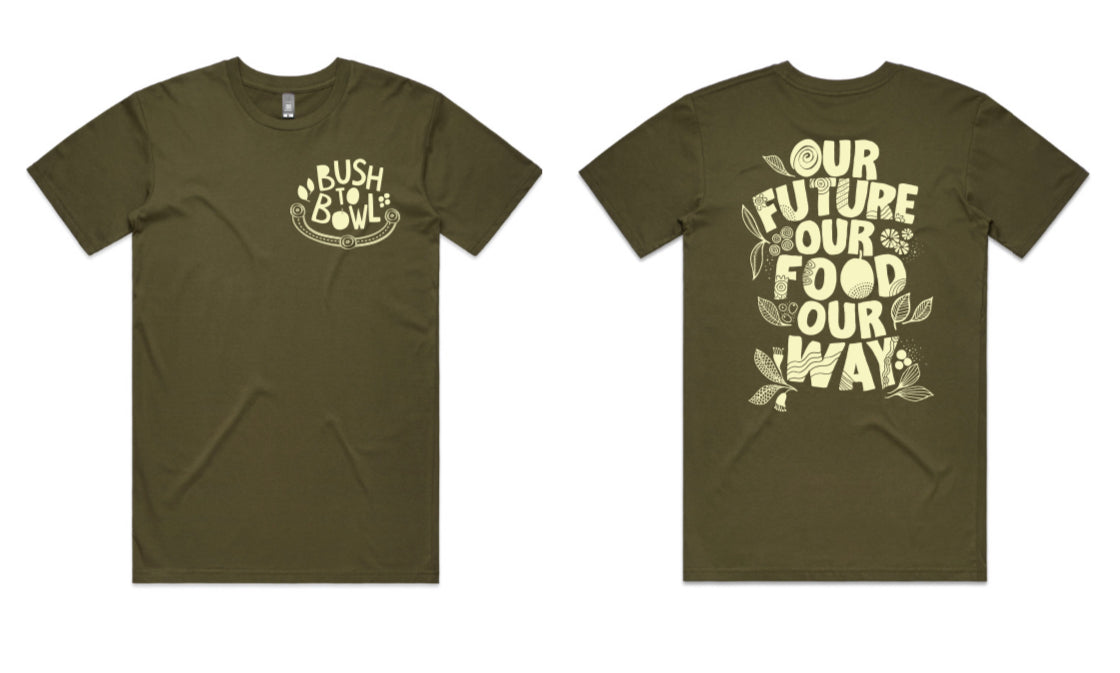 T-Shirt ‘Our future, our food, our way’ (Pre-Order)